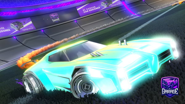 A Rocket League car design from IGqlxy