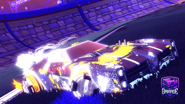 A Rocket League car design from -Goose-