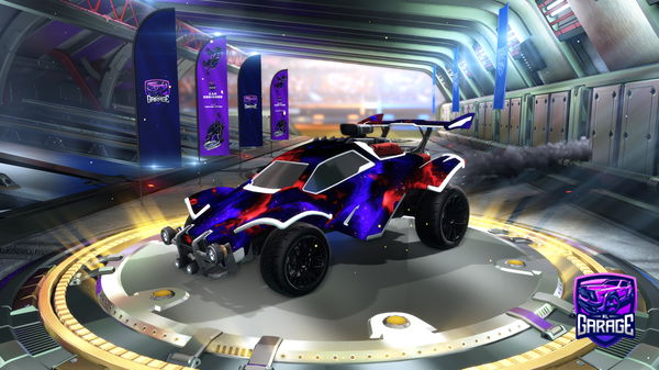 A Rocket League car design from vroofy