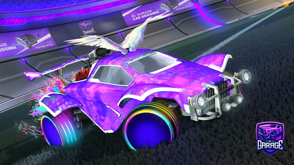 A Rocket League car design from Psn_manchu1234