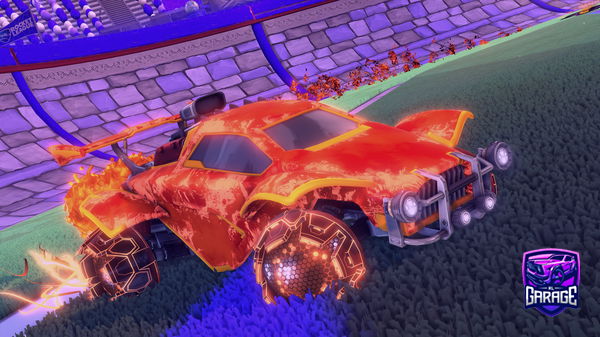 A Rocket League car design from Bellyy_Bean