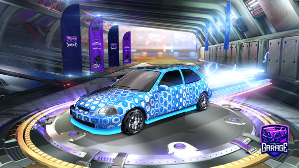 A Rocket League car design from PIXELMAS2ER