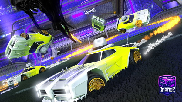 A Rocket League car design from Ruelampago