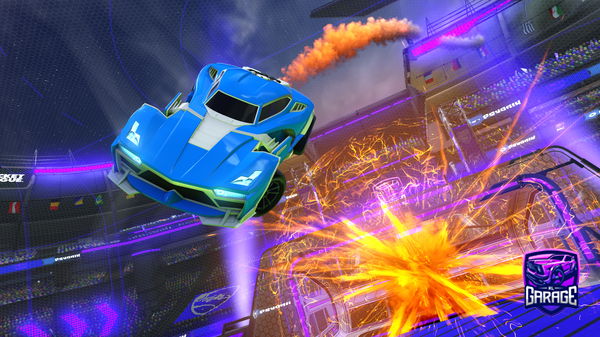 A Rocket League car design from Albiceleste