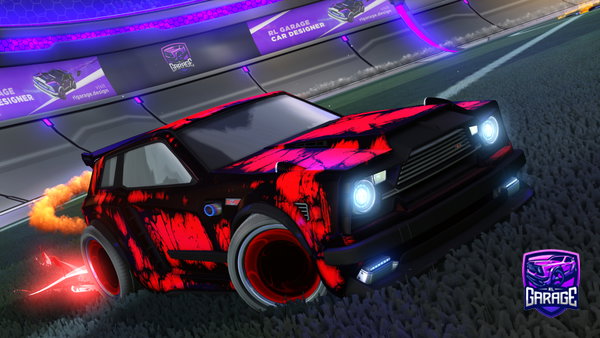 A Rocket League car design from ItsWarline