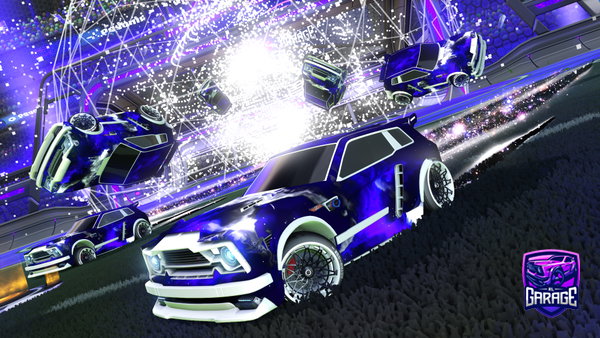 A Rocket League car design from Frostnite_Joel