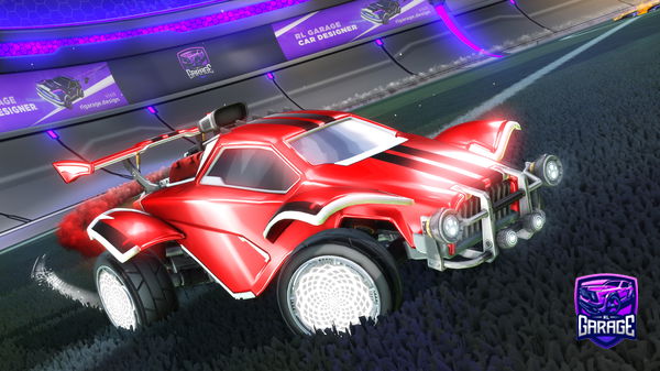 A Rocket League car design from PINGUISY