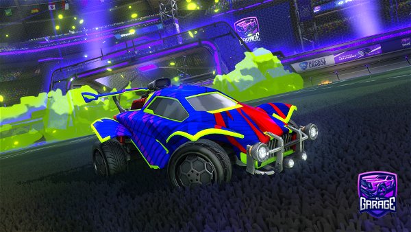 A Rocket League car design from IsiNRG137