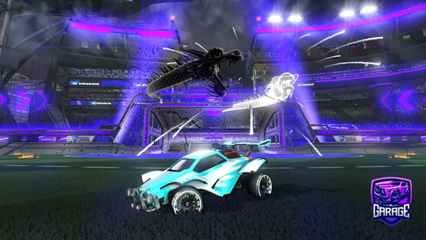 A Rocket League car design from Papa_dragon69420