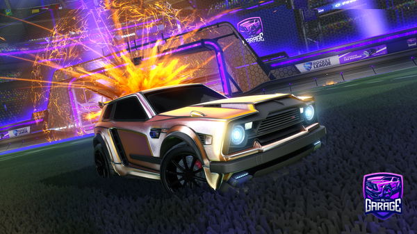 A Rocket League car design from Mercmayhem