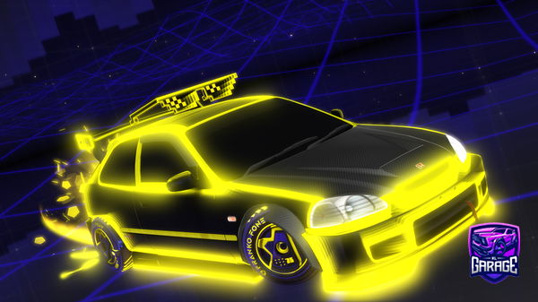 A Rocket League car design from TRUSTEDxKM