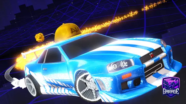 A Rocket League car design from THEO67210