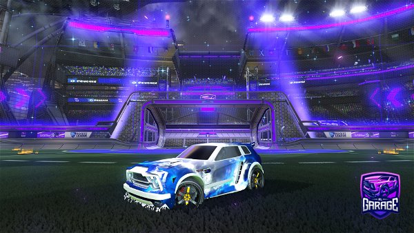 A Rocket League car design from Galaxy_TwitchTV