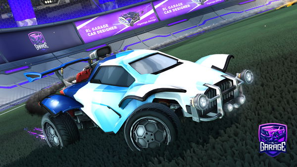 A Rocket League car design from ItsBruno