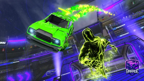 A Rocket League car design from Mushy786