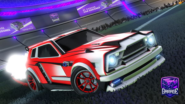 A Rocket League car design from Xxyuki