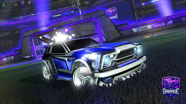 A Rocket League car design from Halo1014