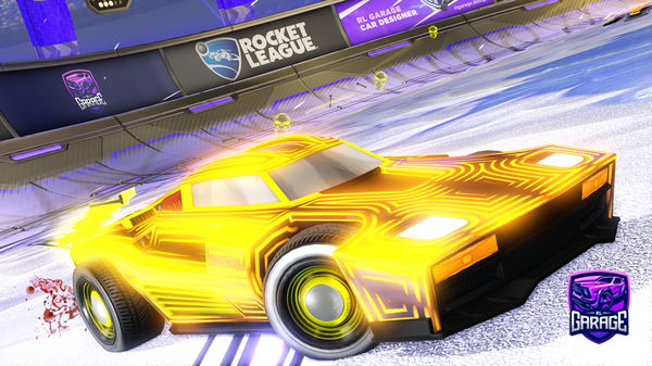 A Rocket League car design from DozenRock742792