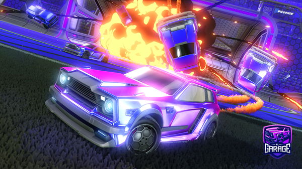 A Rocket League car design from Boom705