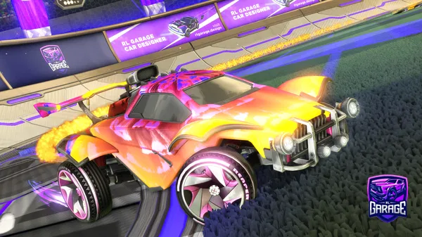 A Rocket League car design from HiHello134