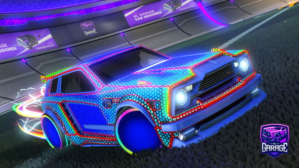 A Rocket League car design from Zxtos