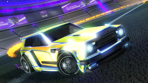 A Rocket League car design from xipp