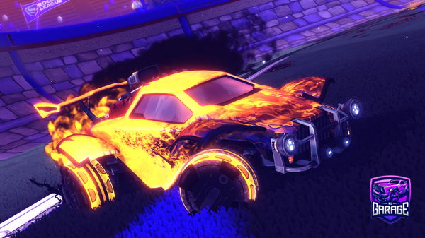 A Rocket League car design from T-Crafter