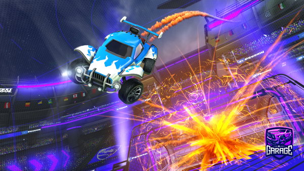 A Rocket League car design from hreghg
