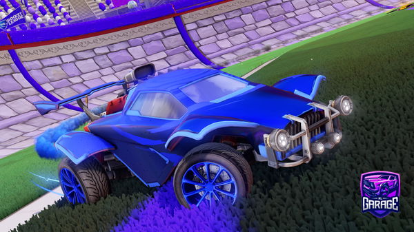 A Rocket League car design from Mojo8two8