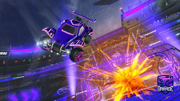 A Rocket League car design from Cosmotiz