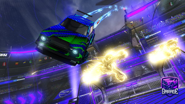 A Rocket League car design from Pyx3r10