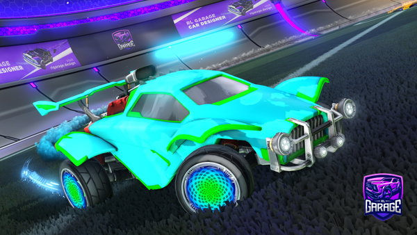 A Rocket League car design from SweatyBaller05