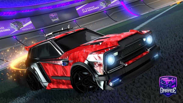 A Rocket League car design from OnboardComb