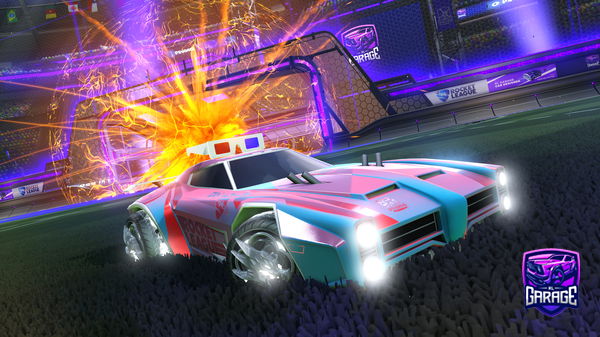 A Rocket League car design from Sqlarr