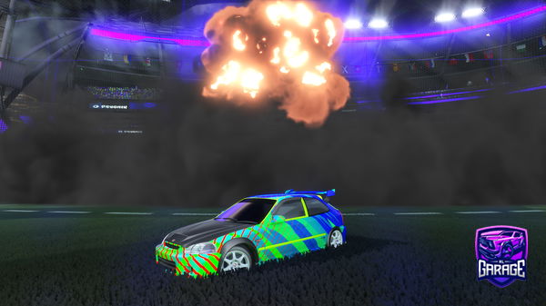 A Rocket League car design from sanchopanza07