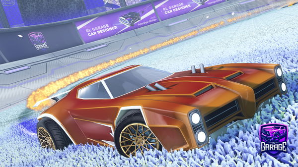 A Rocket League car design from Mathicrack12Q