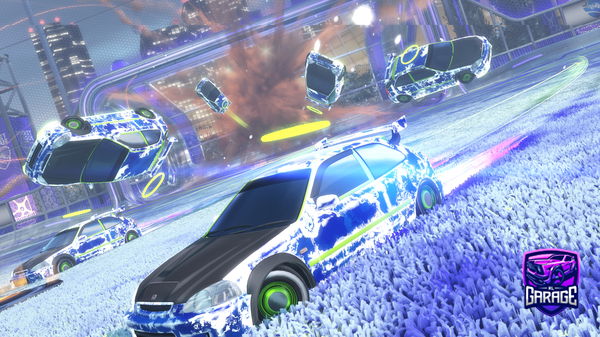 A Rocket League car design from gamingjustin89