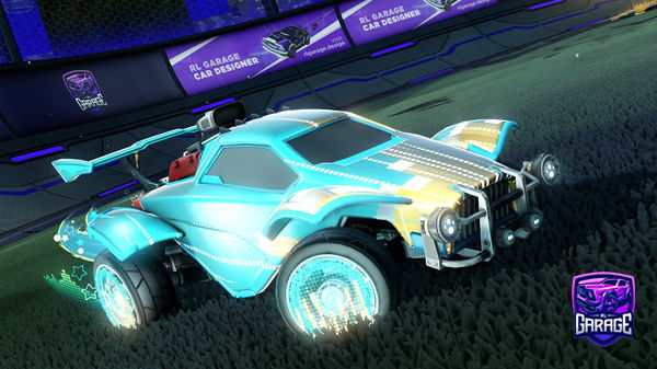 A Rocket League car design from ERJUN