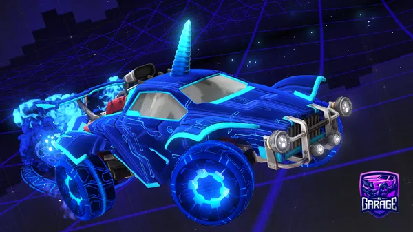 A Rocket League car design from Crazyfeet44