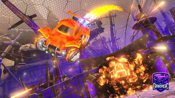 A Rocket League car design from Ezosku