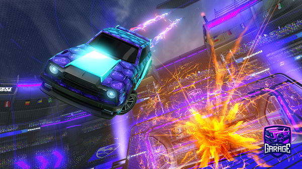 A Rocket League car design from MieltonYT