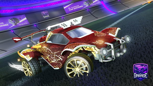 A Rocket League car design from Landskrona