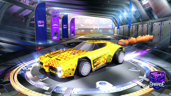 A Rocket League car design from fendi3x