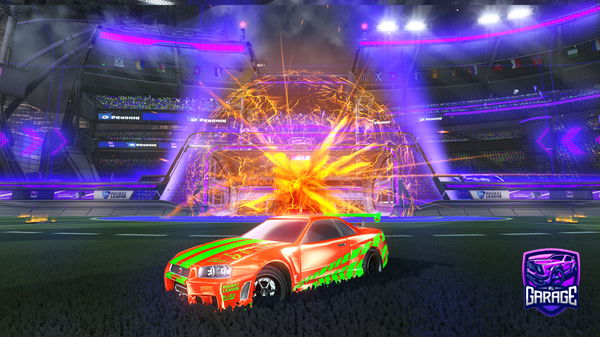 A Rocket League car design from Soycala0