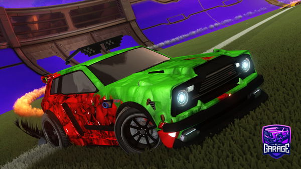 A Rocket League car design from comment_next_car_colour