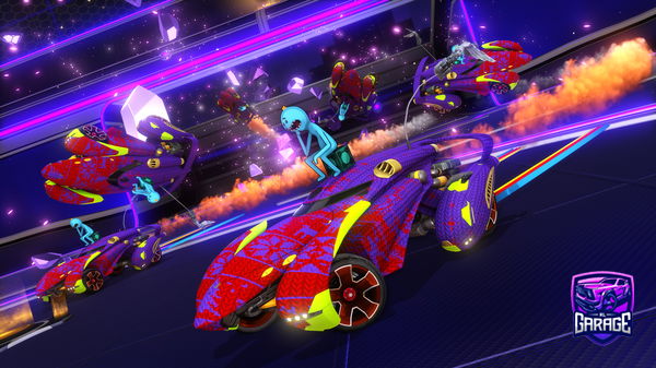 A Rocket League car design from DRAGONSLAYER8091