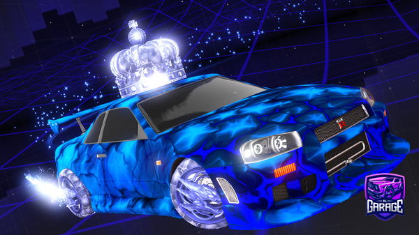 A Rocket League car design from OmegaActive