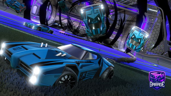 A Rocket League car design from 5amu5editz