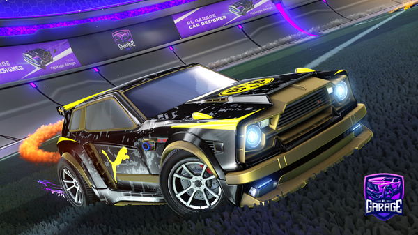 A Rocket League car design from Dontilin