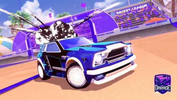 A Rocket League car design from TheToxicFranco